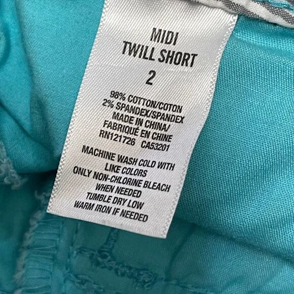 Aeropostale MIDI twill short womens sz 2 low rise stretch retro Y2K - Picture 12 of 12